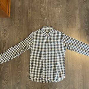J Crew Blue Gingham Shirt